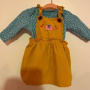 Baby Dress with undershirt 0-3 months